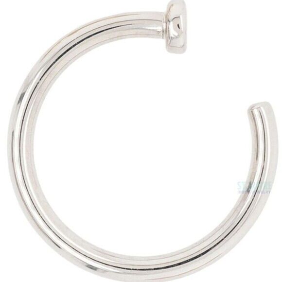 BVLA 14k white gold open ring - Picture 3 of 3